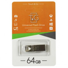 USB флеш накопичувач T&G 64GB 117 Metal Series Silver USB 2.0 (TG117SL-64G)
