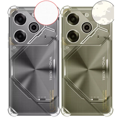 Чохол до мобільного телефона BeCover Anti-Shock Tecno POVA 6 (LI7) Clear (712784)