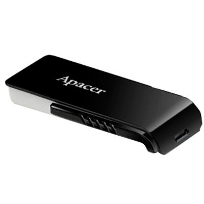 USB флеш накопичувач Apacer 128GB AH350 Black RP USB3.0 (AP128GAH350B-1)