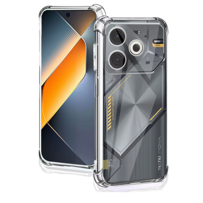 Чохол до мобільного телефона BeCover Anti-Shock Tecno POVA 6 Neo (LI6) Clear (712785)