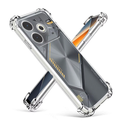 Чохол до мобільного телефона BeCover Anti-Shock Tecno POVA 6 Neo (LI6) Clear (712785)