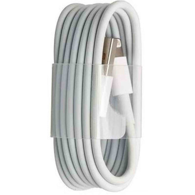 Зарядний пристрій Florence 1USB 2A + Lightning cable white (FL-1020-WL)