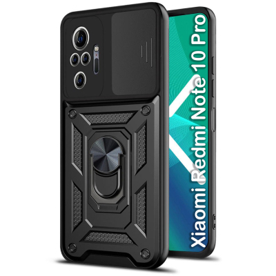 Чохол до мобільного телефона BeCover Military Xiaomi Redmi Note 10 Pro Black (706063)