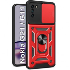 Чохол до мобільного телефона BeCover Military Nokia G21 / G11 Red (709108)