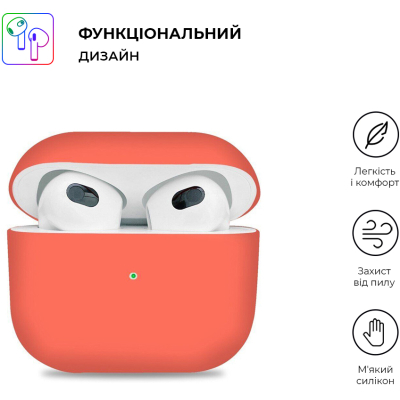 Чохол для навушників Armorstandart Ultrathin Silicone Case для Apple AirPods 3 Nectarin (ARM60290)