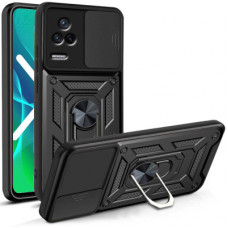 Чохол до мобільного телефона BeCover Military Poco F4 Black (709128)