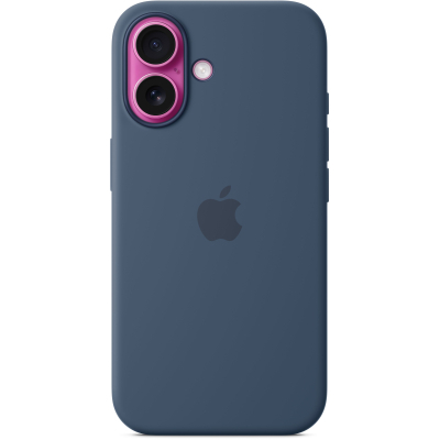 Чохол до мобільного телефона Apple iPhone16 Silicone Case with MagSafe - Denim (MYY23ZM/A)