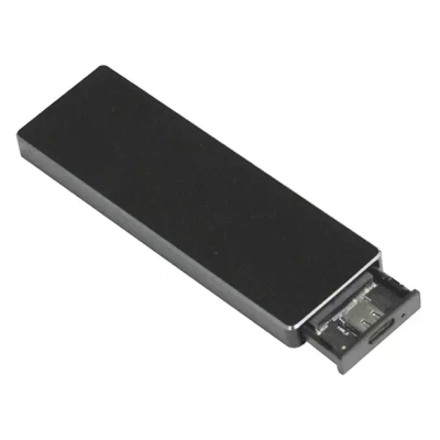 Кишеня зовнішня AgeStar M2 SATANVME metal black (31UBVS6C (Black))