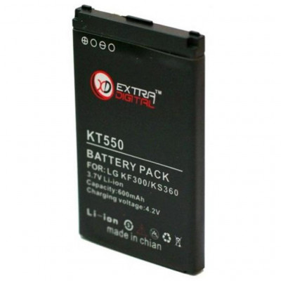 Акумуляторна батарея Extradigital LG KF300 (600 mAh) (BML6242)