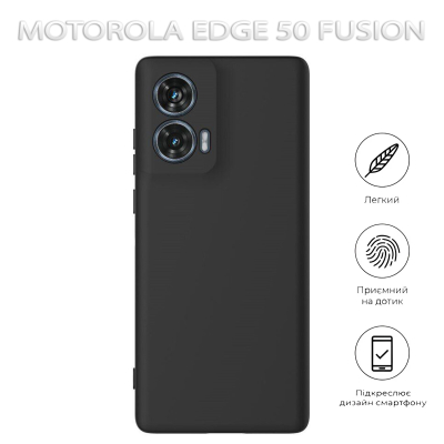Чохол до мобільного телефона BeCover Motorola Edge 50 Fusion Black (712742)