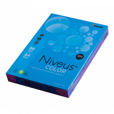 Папір Mondi Niveus COLOR intensive DarkBlue A4, 80g, 500sh (A4.80.NVI.DB49.500)