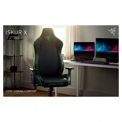 Крісло ігрове Razer Iskur X Green XL (RZ38-03960100-R3G1)