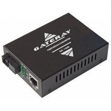 Медіаконвертер GateRay 10/100Base-TX/100Base-FX, TX 1550 нм/RX 1310 нм, SC, 20 км (GR-120B WDM)