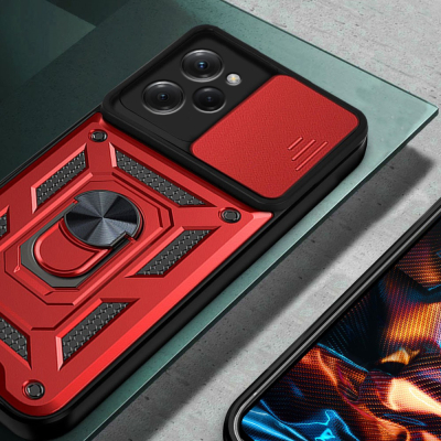 Чохол до мобільного телефона BeCover Military Poco X5 Pro 5G Red (709117)