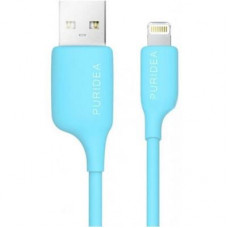 Дата кабель USB 2.0 AM to Lightning 1.2m Blue Puridea (L02-Blue)