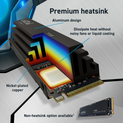 Накопичувач SSD M.2 2280 1TB T700 Micron (CT1000T700SSD3)