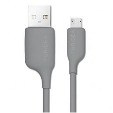Дата кабель USB 2.0 AM to Lightning 1.2m Grey Puridea (L02-Grey)