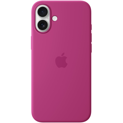 Чохол до мобільного телефона Apple iPhone 16 Plus Silicone Case with MagSafe - Fuchsia (MYYE3ZM/A)