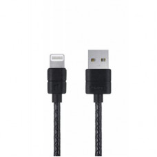 Дата кабель USB 2.0 AM to Lightning 0.2m L21 Black Puridea (6497445)