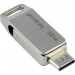 USB флеш накопичувач Goodram 32GB ODA3 Silver USB 3.0 / Type-C (ODA3-0320S0R11)