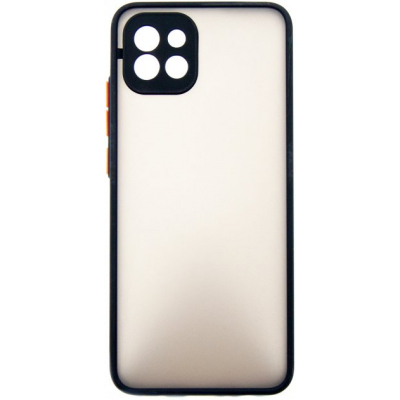 Чохол до мобільного телефона Dengos Matte Samsung Galaxy A03 (black) (DG-TPU-MATT-93)