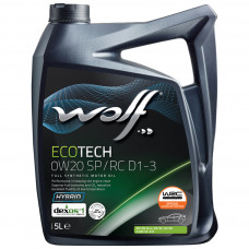 Моторна олива Wolf ECOTECH 0W20 SP/RC D1-3 5л (1049892)