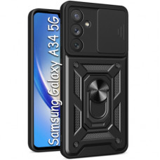 Чохол до мобільного телефона BeCover Military Samsung Galaxy A34 5G SM-A346 Black (709137)