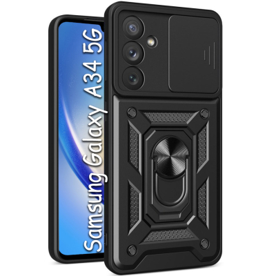 Чохол до мобільного телефона BeCover Military Samsung Galaxy A34 5G SM-A346 Black (709137)