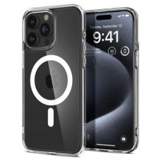 Чохол до мобільного телефона Spigen Apple iPhone 15 Pro Ultra Hybrid MagFit, White (ACS06715)