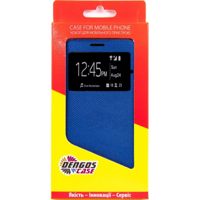 Чохол до мобільного телефона Dengos OPPO A16 (blue) (DG-SL-BK-313)