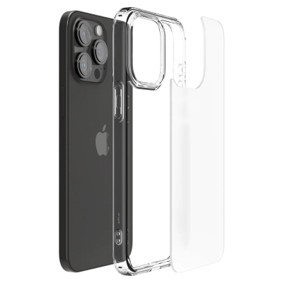 Чохол до мобільного телефона Spigen Apple iPhone 15 Pro Ultra Hybrid, Crystal Clear (ACS06707)