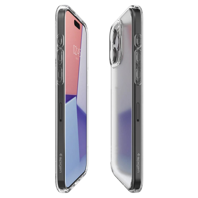 Чохол до мобільного телефона Spigen Apple iPhone 15 Pro Ultra Hybrid, Crystal Clear (ACS06707)