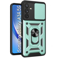 Чохол до мобільного телефона BeCover Military Samsung Galaxy A34 5G SM-A346 Dark Green (709139)