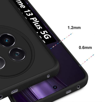 Чохол до мобільного телефона BeCover Realme 13 Plus 5G Black (712765)