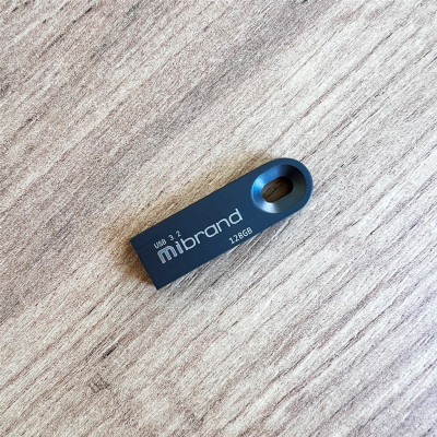 USB флеш накопичувач Mibrand 128GB Eagle Grey USB 3.2 (MI3.2/EA128U10G)