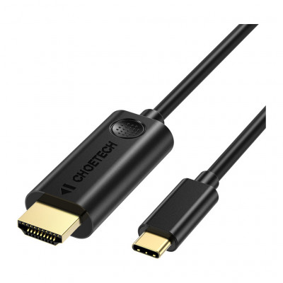 Кабель мультимедійний USB-C to HDMI 3.0m USB 3.1 Thunderbolt 3 Choetech (XCH-0030)