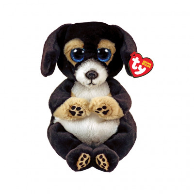 М'яка іграшка Ty Beanie Bellies Чорний пес Dog 15 см (40700)