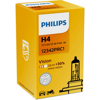 Автолампа Philips галогенова 60/55W (12342 PR C1)