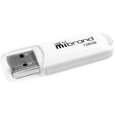 USB флеш накопичувач Mibrand 128GB Marten White USB 3.2 (MI3.2/MA128P10W)