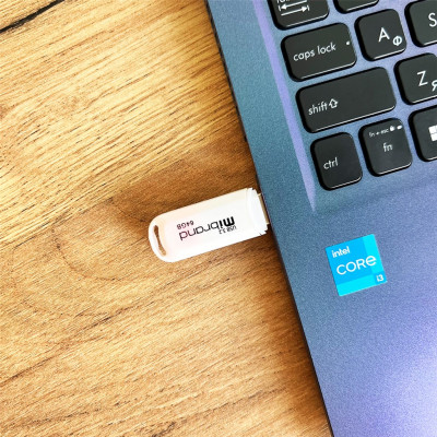 USB флеш накопичувач Mibrand 64GB Marten White USB 3.2 (MI3.2/MA64P10W)
