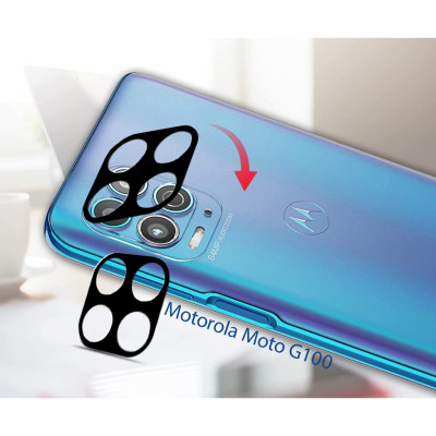 Скло захисне BeCover for camera Motorola Moto G100 Black (707034) (707034)