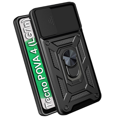 Чохол до мобільного телефона BeCover Military Tecno POVA 4 (LG7n) Black (709154)
