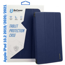 Чохол до планшета BeCover Tri Fold Soft TPU mount Apple Pencil Apple iPad 10.2 2019/2020/2021 Deep Blue (708456)