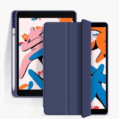 Чохол до планшета BeCover Tri Fold Soft TPU mount Apple Pencil Apple iPad 10.2 2019/2020/2021 Deep Blue (708456)