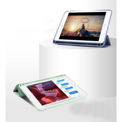 Чохол до планшета BeCover Tri Fold Soft TPU mount Apple Pencil Apple iPad 10.2 2019/2020/2021 Green (708457)