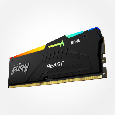 Модуль пам'яті для комп'ютера DDR5 32GB 5200 MHz Beast RGB EXPO Kingston Fury (ex.HyperX) (KF552C36BBEA-32)