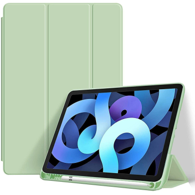 Чохол до планшета BeCover Tri Fold Soft TPU mount Apple Pencil Apple iPad 10.2 2019/2020/2021 Light Green (708458)