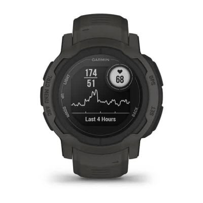 Смарт-годинник Garmin Instinct 2, Graphite, GPS (010-02626-00)
