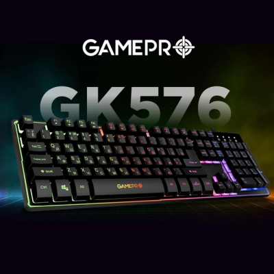 Клавіатура GamePro GK576 Nitro+ USB Black (GK576)