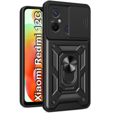 Чохол до мобільного телефона BeCover Military Xiaomi Redmi 12C Black (709165)